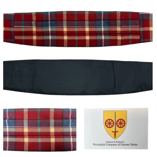 Carmen Tartan Cummerbund